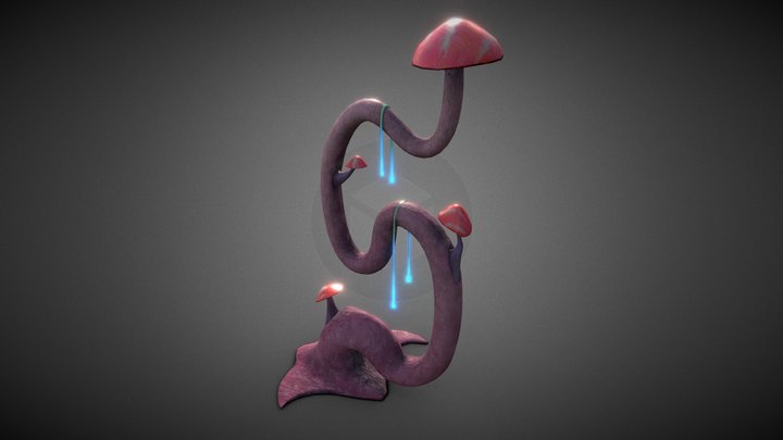 Magic Shroom 3D Model
