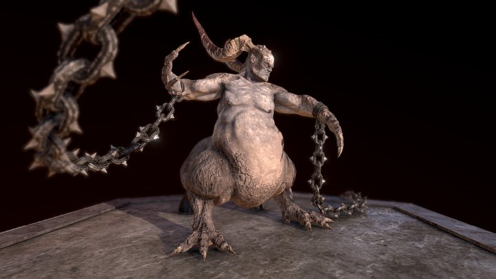 Unleashed Demon 3D Model