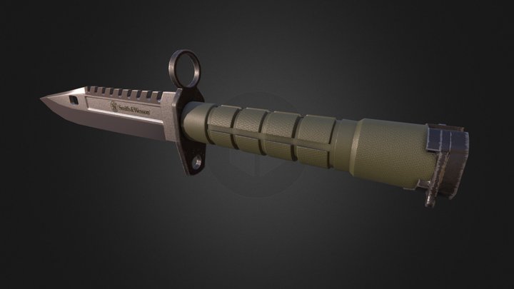 M9 Bayonet 3D Model