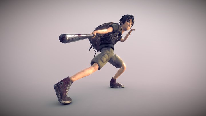 Survival Kid 3D Model