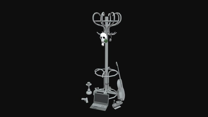 Domashka 10 Drafts 3D Model