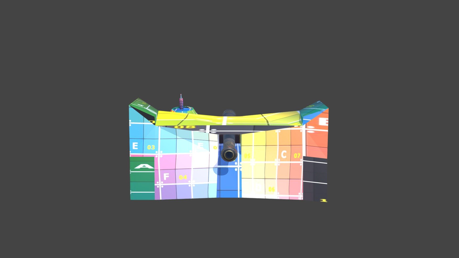 Environment Low with Textured Cannon
