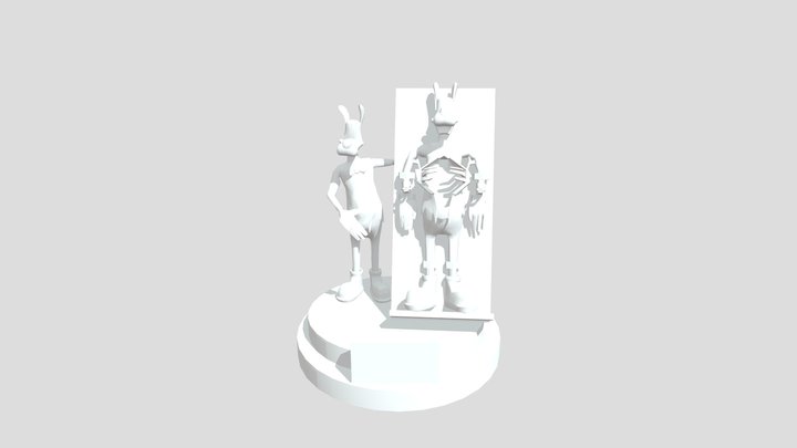 Batim-Statue-Alpha-Boris-STL-3D-print 3D Model