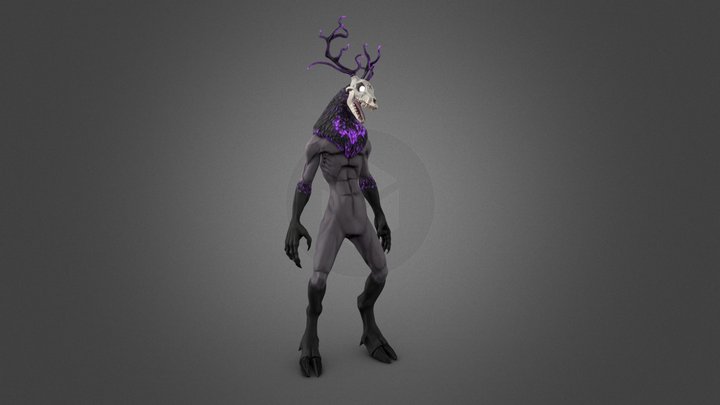 Elkaline | Game Ready Character 3D Model