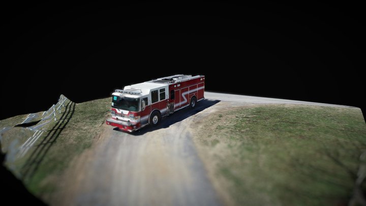 Fire Truck 3D Model