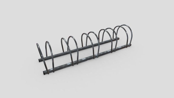 CC0 - Bicycle Stand 4 3D Model