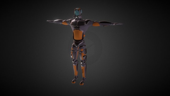Space fighter 3D Model