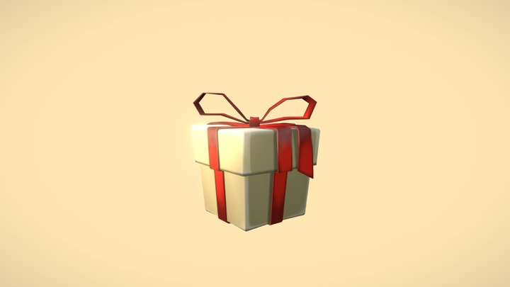 Red Panda Collection I Giftbox Animation 3D Model