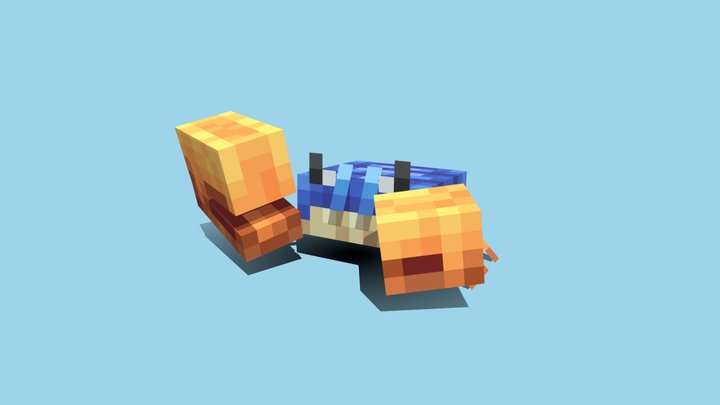 Crab - Bisect's Vote Mobs 3D Model