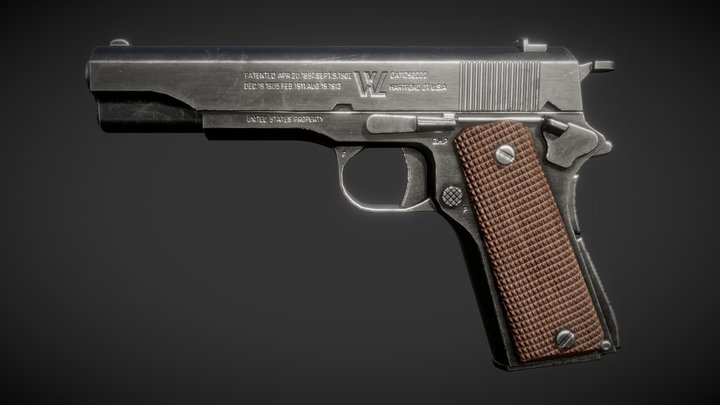 M1911 3D Model