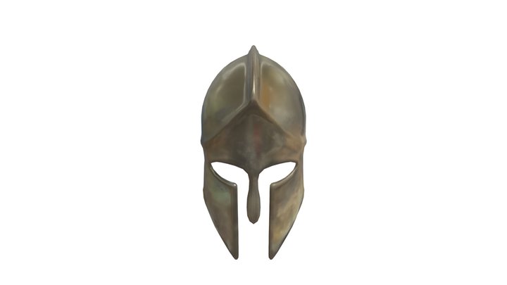 Ancient Greek Helmet 1 3D Model