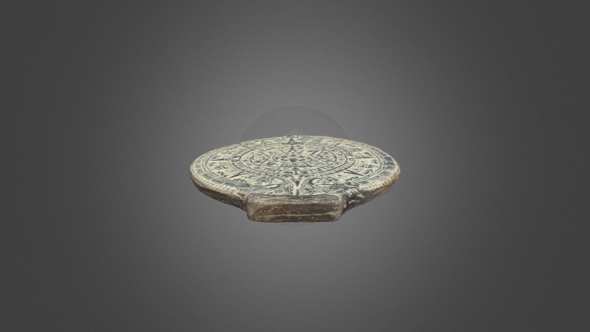 Copy of Aztec sun stone, Museo Nacioanal.
