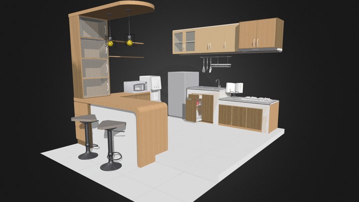 Shany's Kitchen Set 3D Model