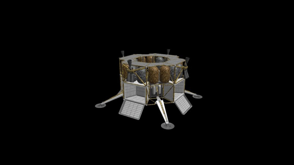 Explorer lander frame