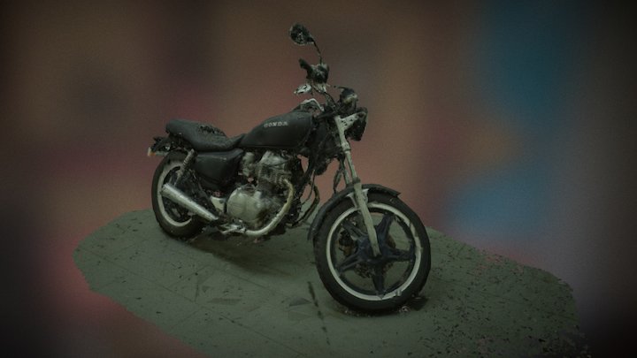 Honda Motorcycle 3D Model