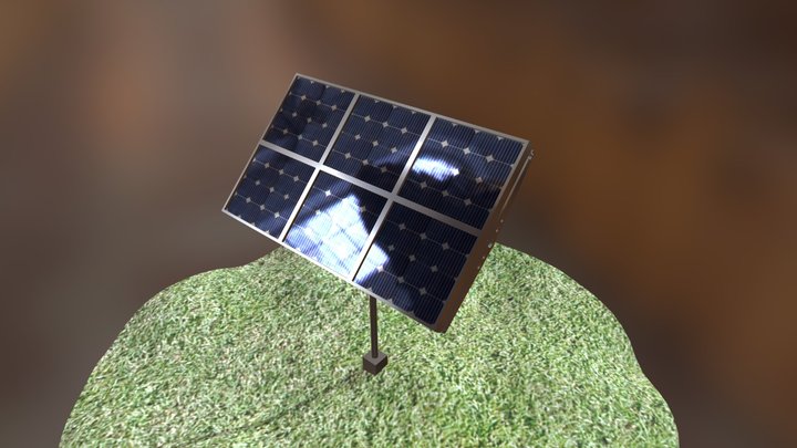 solpanelen Elsa 3D Model