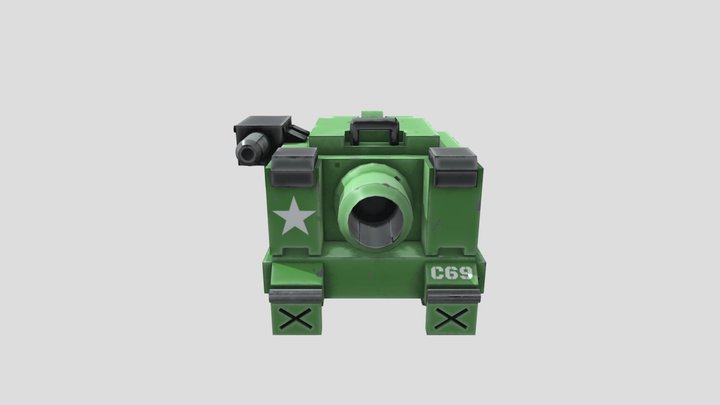 Dinky Tank 3D Model