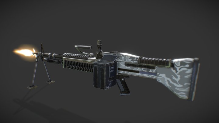 M60-gunmodel 3D models - Sketchfab