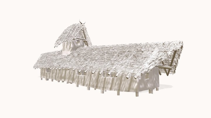 La Cotette Pérouges - Bâtiment principal 3D Model