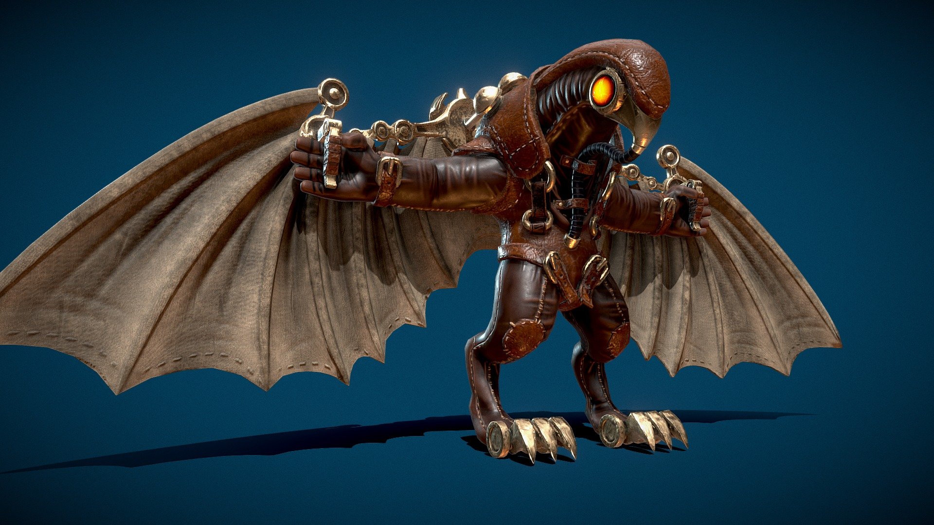 Songbird Bioshock Infinite Buy Royalty Free 3d Model By Jinxb0t Jinxtv 597e631