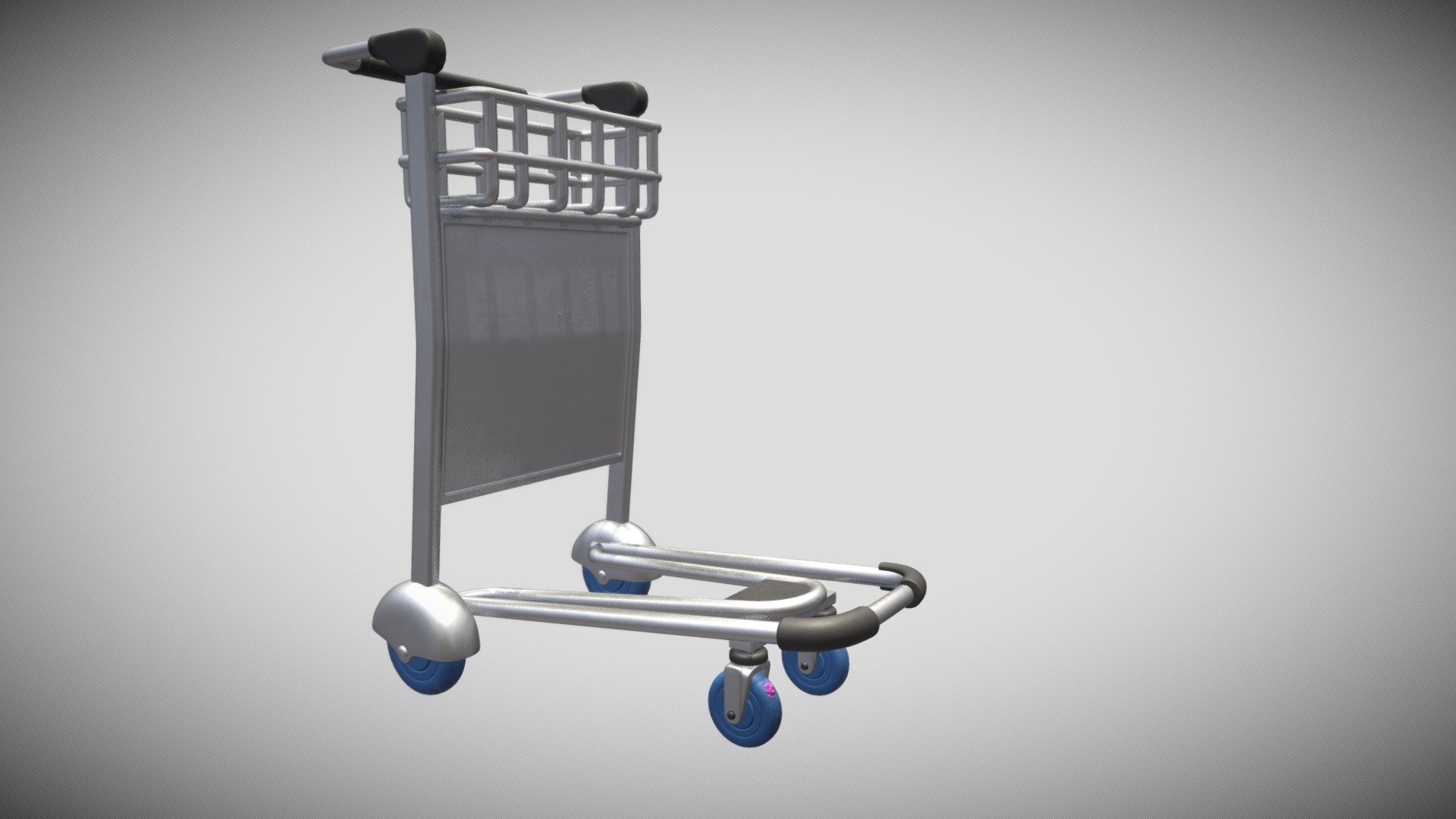 Luggage Cart Painted