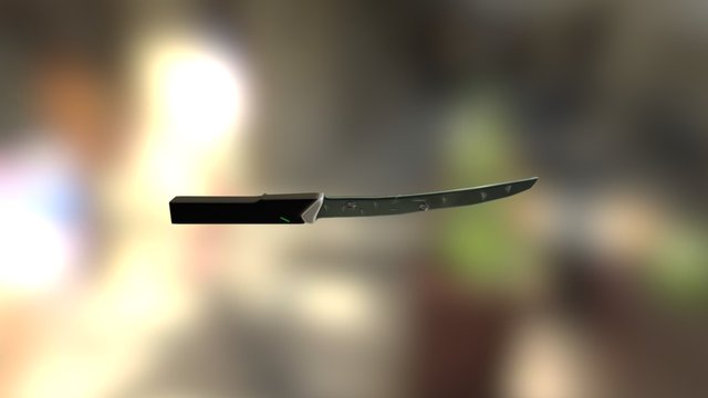 Genji's  Blade 3D Model