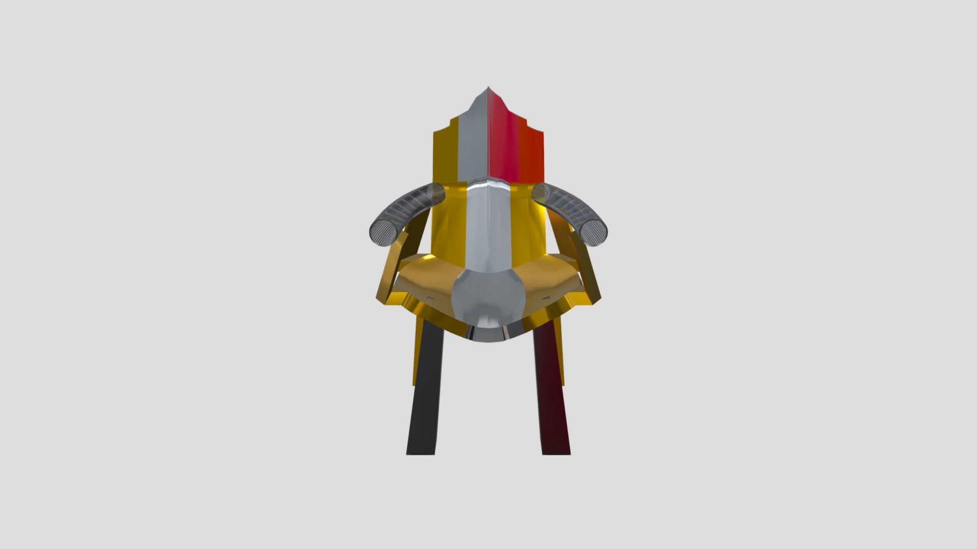 stylized ancient chair