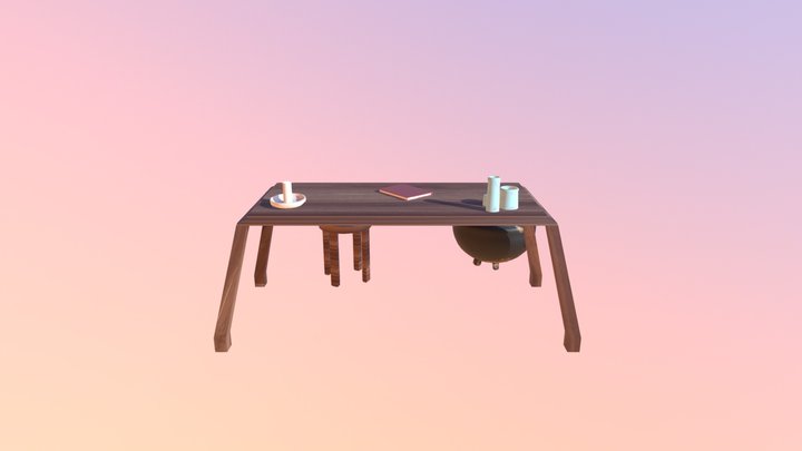 6 Props (Magicians Table) 3D Model