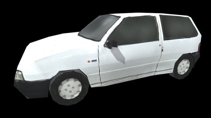 Fiat Uno 1998 – Free 3D Model STL