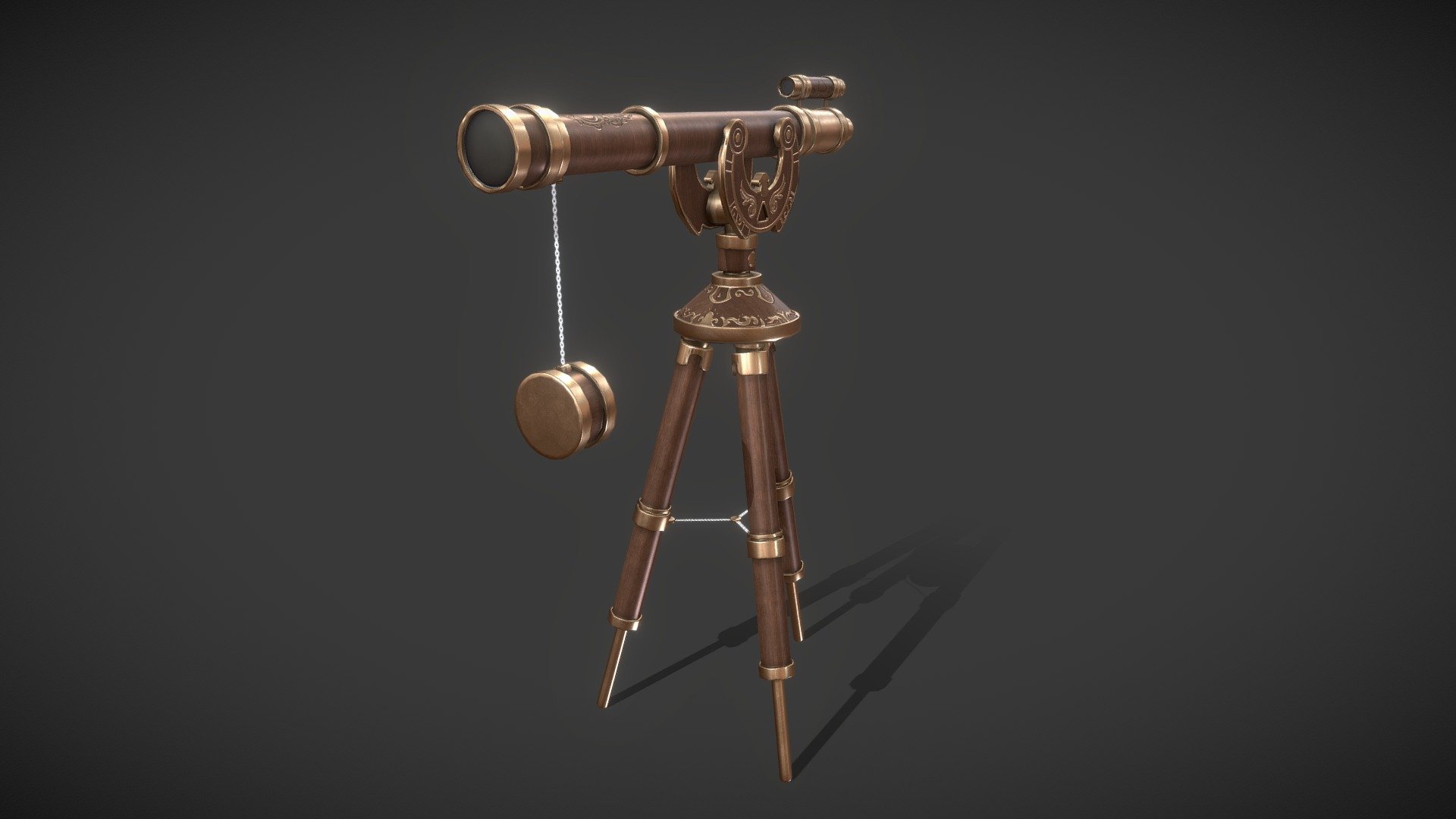 Decor Telescope Buy Royalty Free 3D model by Experience Lab Art (Experience_Lab_Art) [5984282
