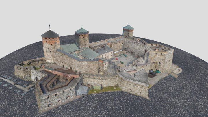 Olavinlinna 3D Model