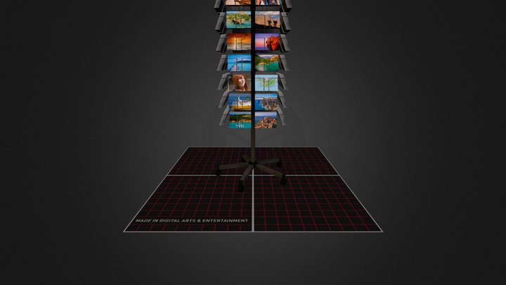 Prop Photo Stand 3D Model