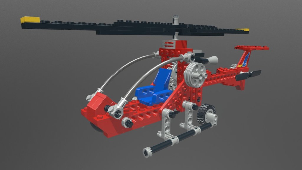 Lego Technic 8812 Aero Hawk II 3D model kambur [5984be8]