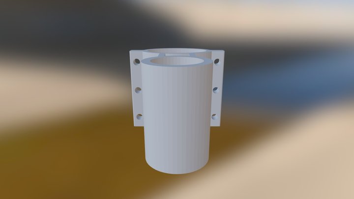Pool Umbrella Holder 3D Model