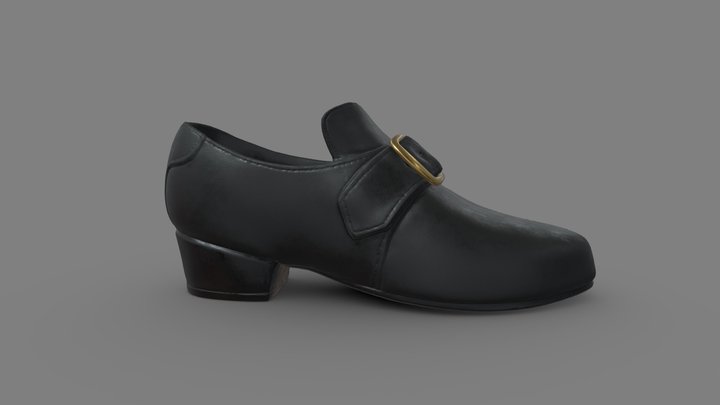 Buckled Shoe 3D Model