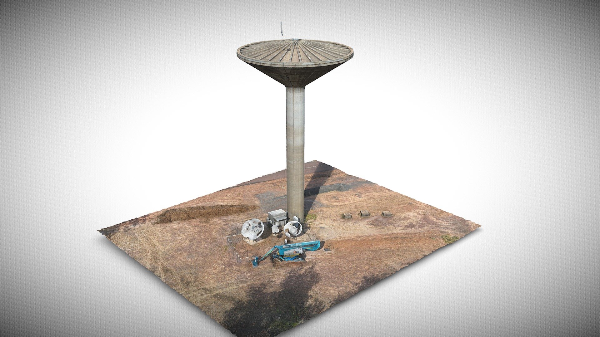 Jabiru Elevated Water Tank — Sketchfab embed 3D viewer