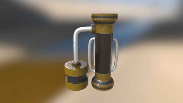 Si-Fi Mixing Tube 3D Model