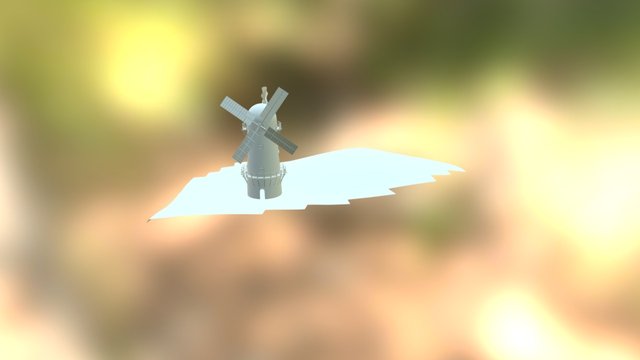 Windmill_prop project_hard 3D Model