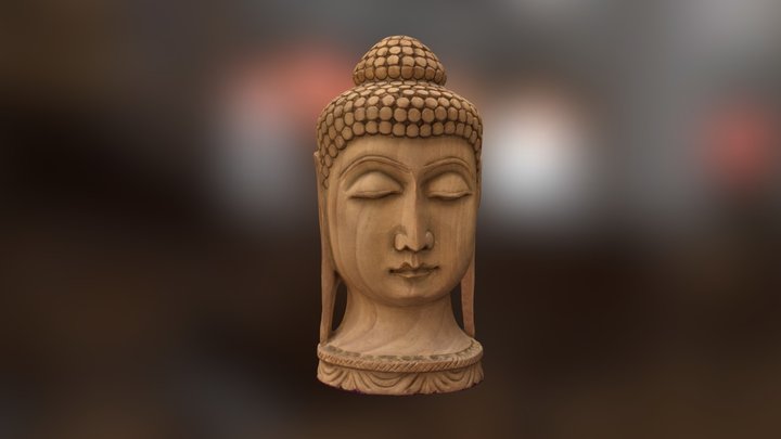 Buddha Bust 3D Model