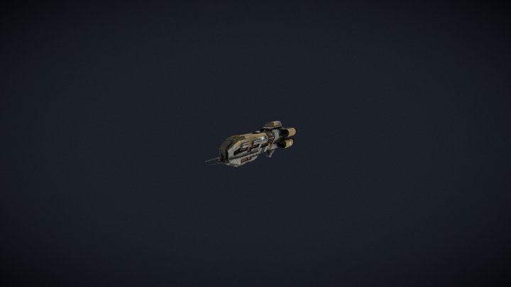 Terran Battleship 3D Model