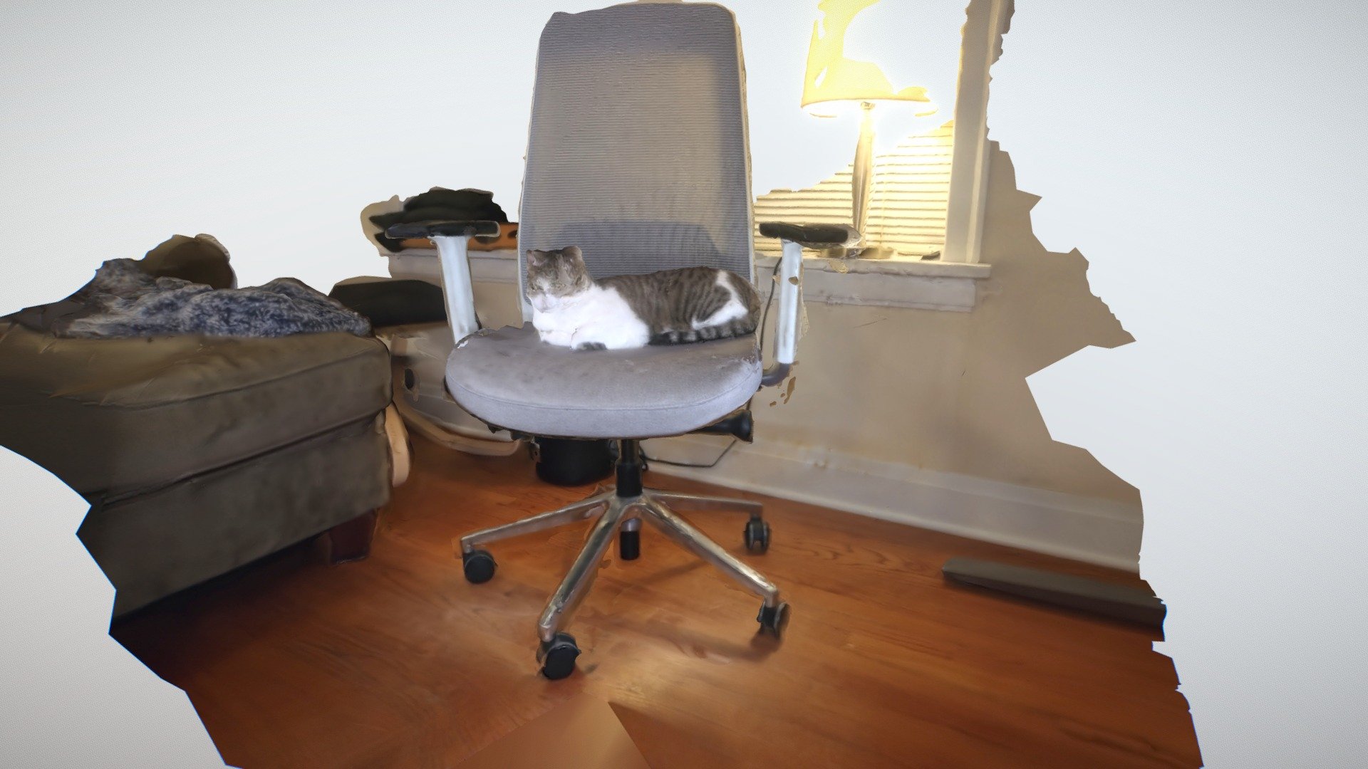 Photogrammetry Vignette: Cat on Chair - Download Free 3D model by ...