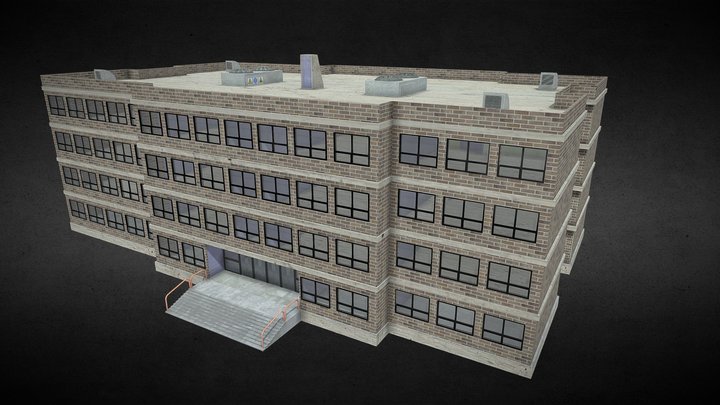 High School 3D Model