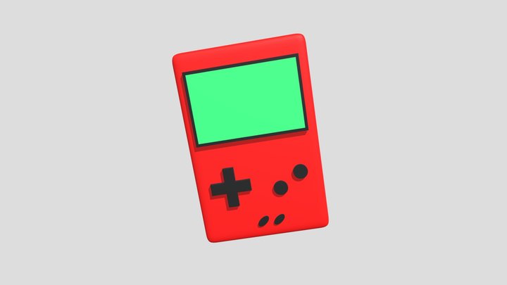 Game boy 3D Model