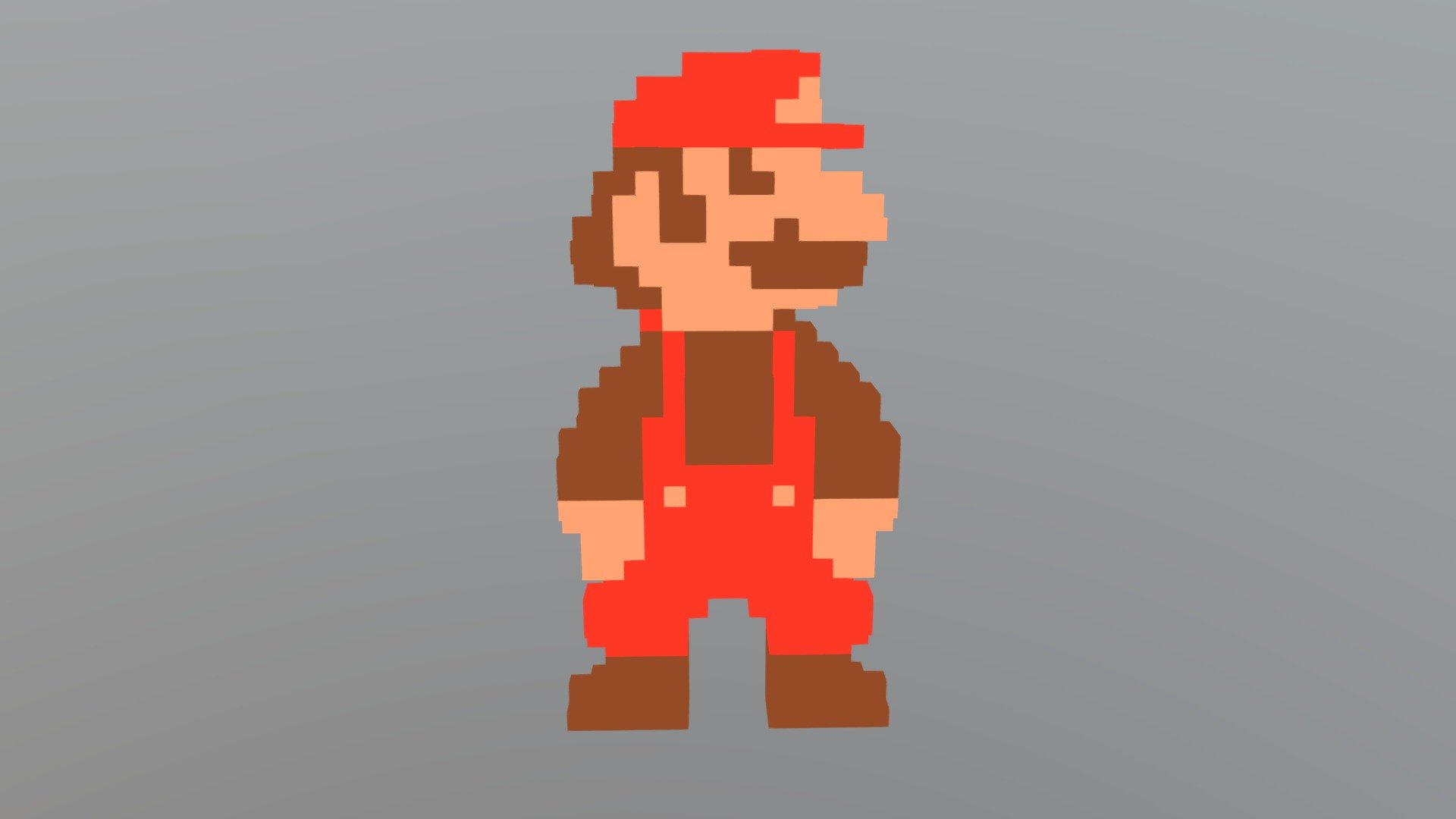 8bit Mario Download Free 3d Model By Redmaster Jonnyboy1127 598a293 Sketchfab 6595