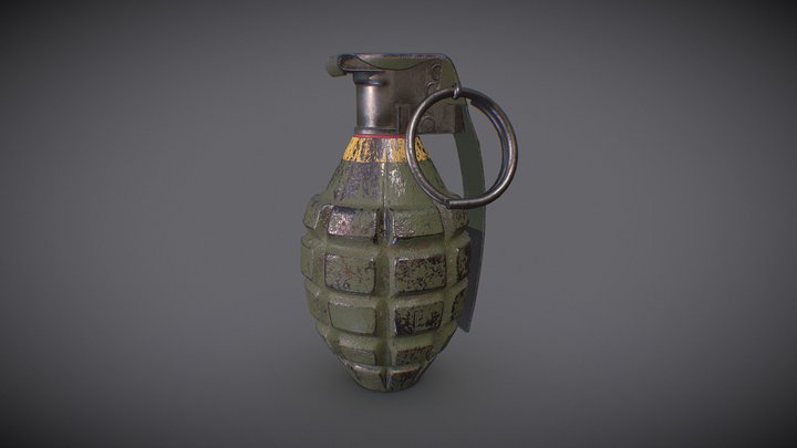 MK2 Grenade 3D Model