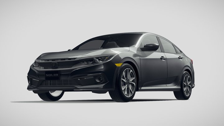Honda Civic 2019 3D Model