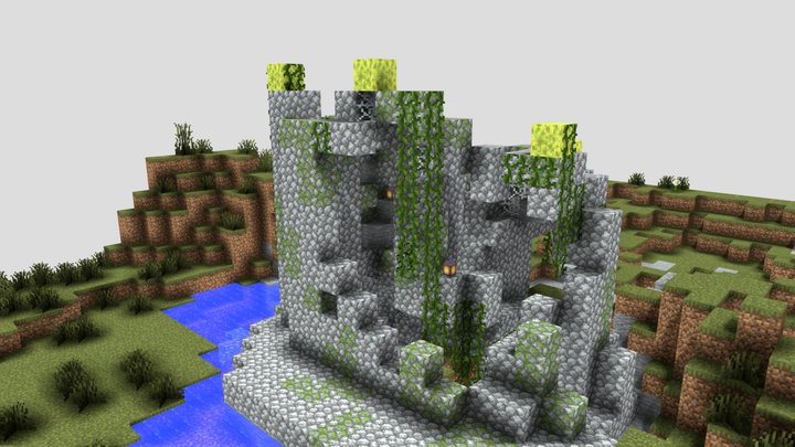 Lavacast Ruins 3D Model