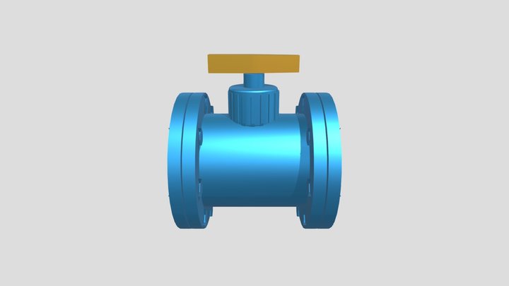 阀门 3D Model