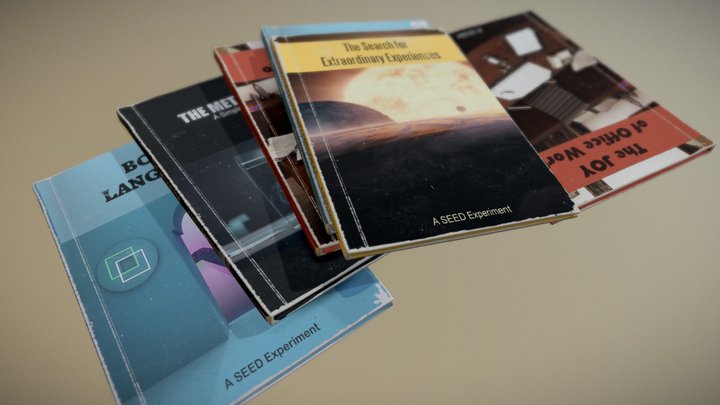 PICA PICA - Book Pile 3D Model