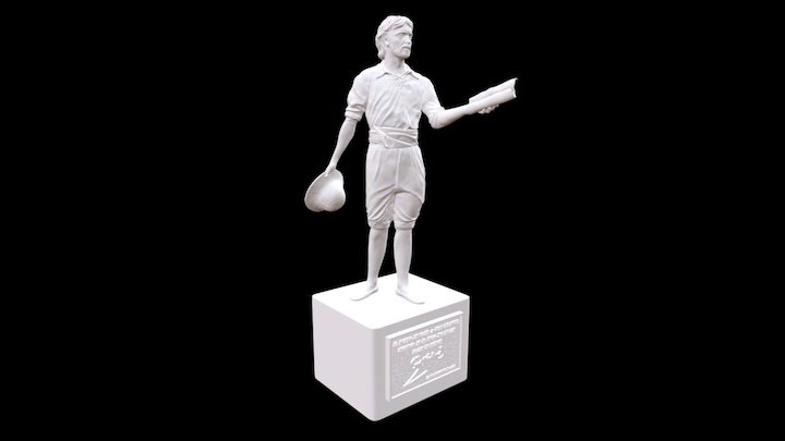 Estatua Juan Relinque Final 3D Model